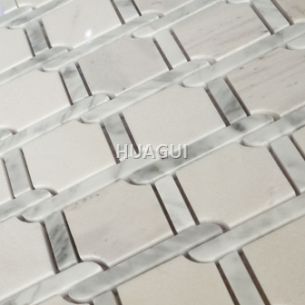 Rustic Panel Wood Mosaic factory   HG-WT001