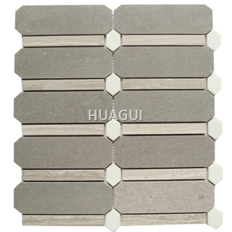 Rustic Panel Wood Mosaic factory   HG-WT001