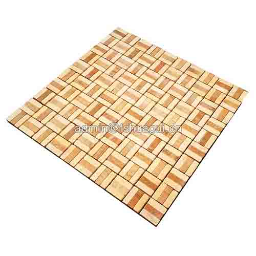 Rustic Panel Wood Mosaic factory   HG-WT001