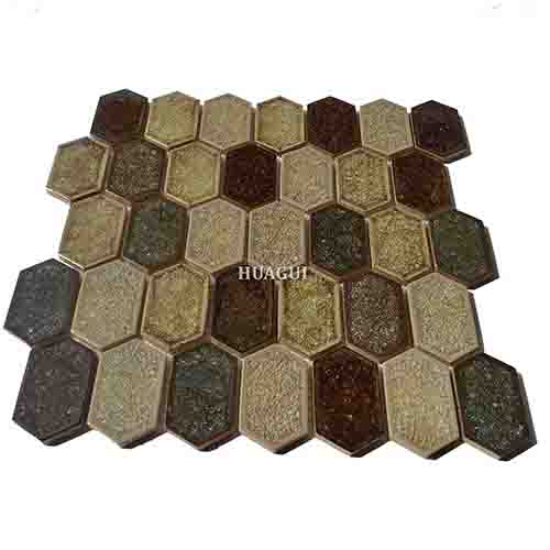 Rustic Panel Wood Mosaic factory   HG-WT001