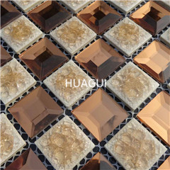 Rustic Panel Wood Mosaic factory   HG-WT001