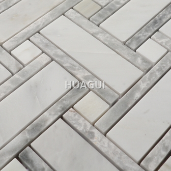 Rustic Panel Wood Mosaic factory   HG-WT001