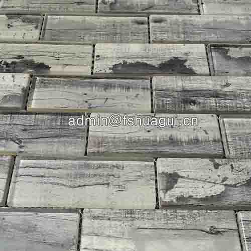 Rustic Panel Wood Mosaic factory   HG-WT001