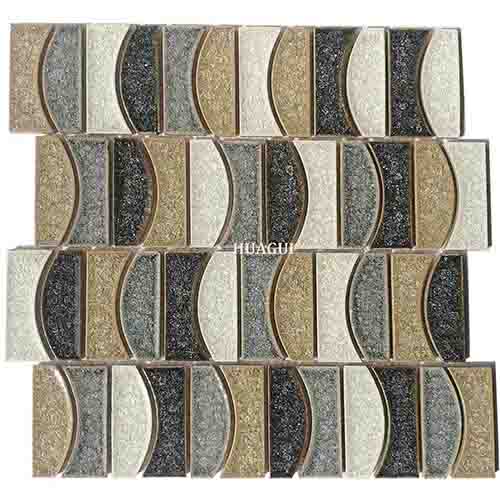 Rustic Panel Wood Mosaic factory   HG-WT001