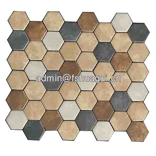 Rustic Panel Wood Mosaic factory   HG-WT001