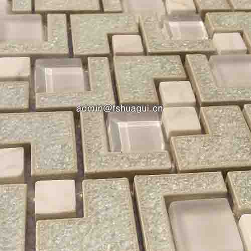 Rustic Panel Wood Mosaic factory   HG-WT001