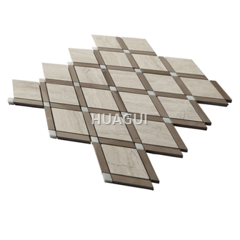 Rustic Panel Wood Mosaic factory   HG-WT001