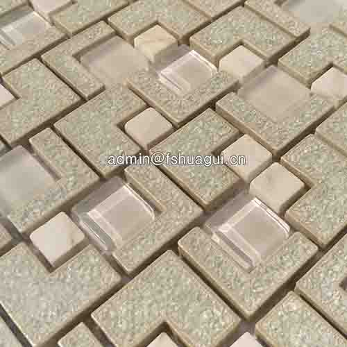 Rustic Panel Wood Mosaic factory   HG-WT001