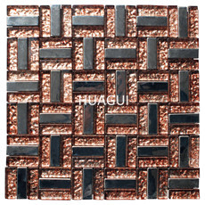 Rustic Panel Wood Mosaic factory   HG-WT001