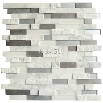 Rustic Panel Wood Mosaic factory   HG-WT001