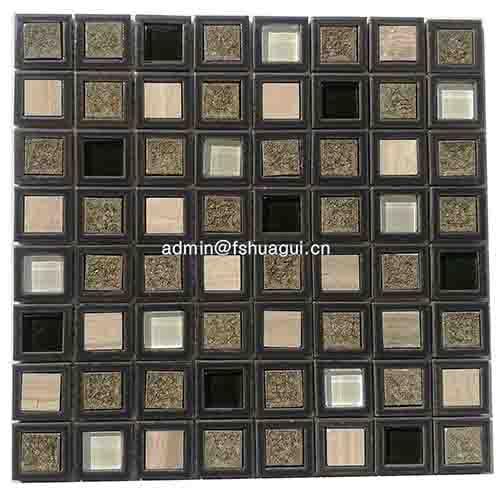 Rustic Panel Wood Mosaic factory   HG-WT001