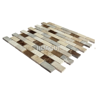 Rustic Panel Wood Mosaic factory   HG-WT001