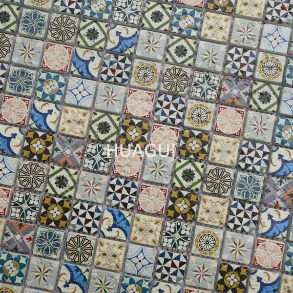 Rustic Panel Wood Mosaic factory   HG-WT001