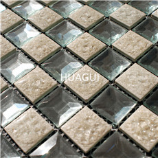 Rustic Panel Wood Mosaic factory   HG-WT001