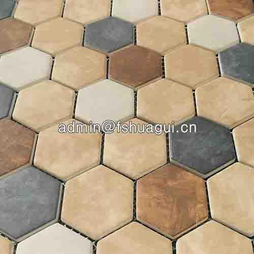 Rustic Panel Wood Mosaic factory   HG-WT001