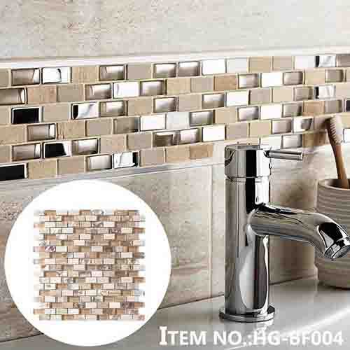 Rustic Panel Wood Mosaic factory   HG-WT001