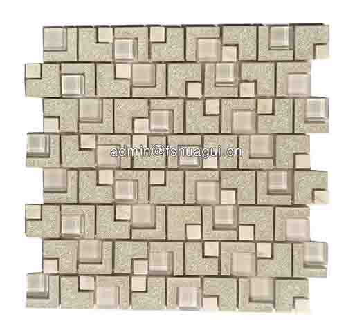 Rustic Panel Wood Mosaic factory   HG-WT001