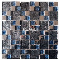 Rustic Panel Wood Mosaic factory   HG-WT001