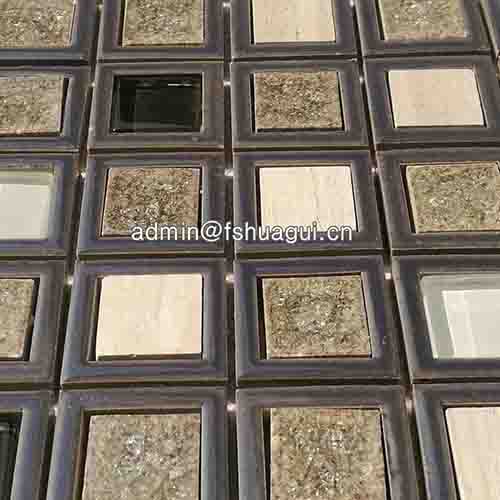 Rustic Panel Wood Mosaic factory   HG-WT001