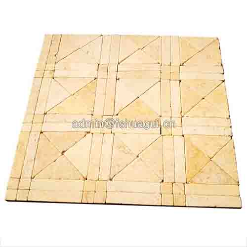 Rustic Panel Wood Mosaic factory   HG-WT001