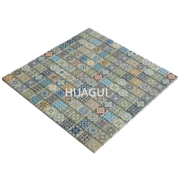 Rustic Panel Wood Mosaic factory   HG-WT001