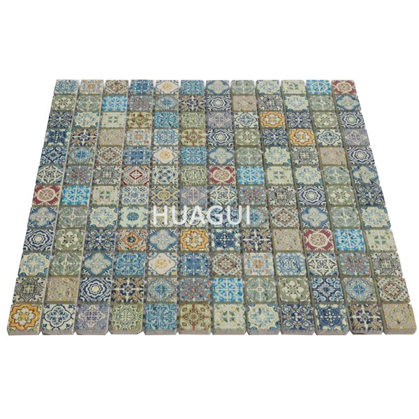 Rustic Panel Wood Mosaic factory   HG-WT001