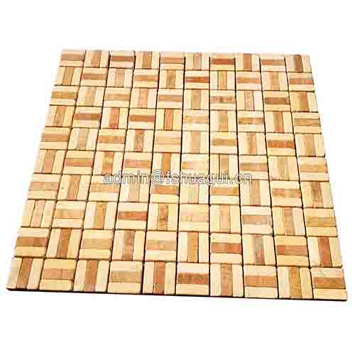 Rustic Panel Wood Mosaic factory   HG-WT001