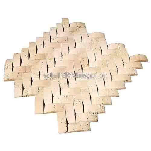 Rustic Panel Wood Mosaic factory   HG-WT001