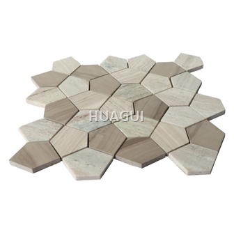 Rustic Panel Wood Mosaic factory   HG-WT001