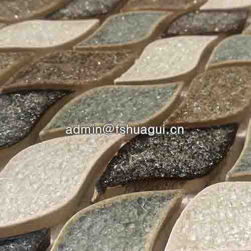 Rustic Panel Wood Mosaic factory   HG-WT001