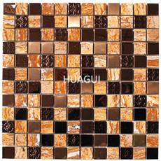 Rustic Panel Wood Mosaic factory   HG-WT001