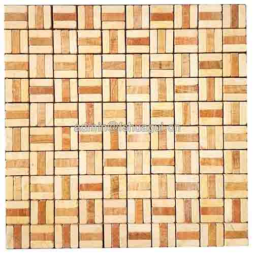 Rustic Panel Wood Mosaic factory   HG-WT001