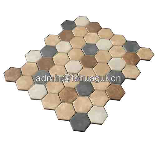 Rustic Panel Wood Mosaic factory   HG-WT001