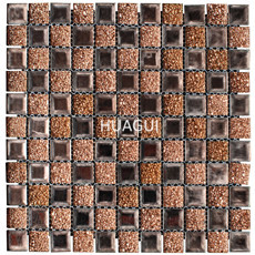 Rustic Panel Wood Mosaic factory   HG-WT001