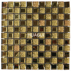 Rustic Panel Wood Mosaic factory   HG-WT001