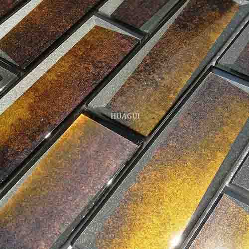 Rustic Panel Wood Mosaic factory   HG-WT001