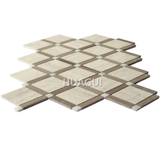 Rustic Panel Wood Mosaic factory   HG-WT001