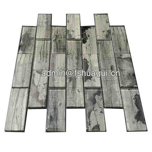 Rustic Panel Wood Mosaic factory   HG-WT001