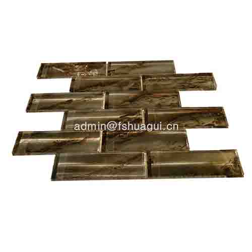 Rustic Panel Wood Mosaic factory   HG-WT001