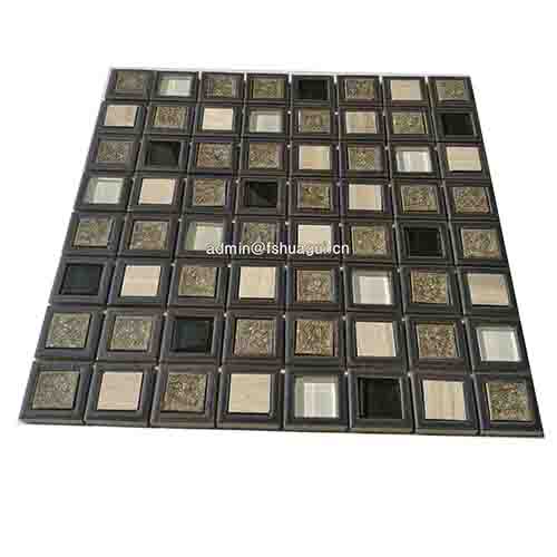 Rustic Panel Wood Mosaic factory   HG-WT001