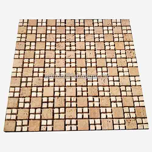 Rustic Panel Wood Mosaic factory   HG-WT001