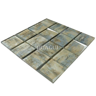 Rustic Panel Wood Mosaic factory   HG-WT001