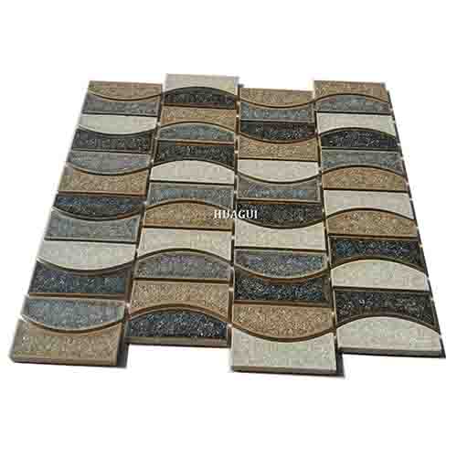 Rustic Panel Wood Mosaic factory   HG-WT001