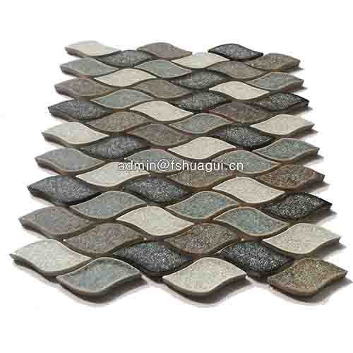 Rustic Panel Wood Mosaic factory   HG-WT001