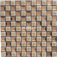 Rustic Panel Wood Mosaic factory   HG-WT001