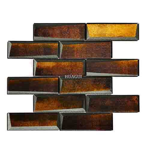 Rustic Panel Wood Mosaic factory   HG-WT001