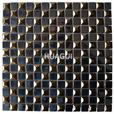 Stainless Sparkle Metal Mosaic Tile in Silver Linear Random Sized Metal Mosaic Tile Building material